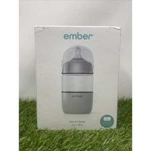 Ember Add-On Baby Bottle Gray 6 oz NEW SEALED